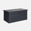 Coffre De Jardin En Métal 385L Couleur : Anthracite -Jardin Et Extérieur cjm800at 144014edca65c6cb0c53b39c957b3b4f