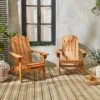 Fauteuil De Jardin Bois (lot De 2)