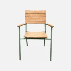 Chaise De Jardin Bois Et Aluminium, Empilables (lot De 2) -Jardin Et Extérieur ecarmseggyx2 5fb1fe353feb1e571e2cfd322dc6238e