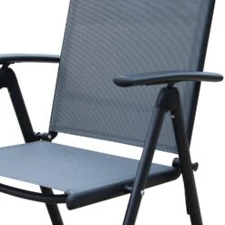 Lot De 4 Fauteuils De Jardin En Textilènes - Naevia -Jardin Et Extérieur ensemble de 4 fauteuils multi positions en aluminium anthracite et textilene gris acb84b1a4b97673166ccd11396964996