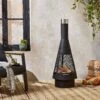 Brasero Cheminée D'extérieur -Jardin Et Extérieur fplf107bk 63a88231896f2c68ba35e079d6adcdce