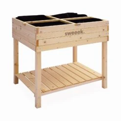 Carré Potager Sur Pieds En Bois Et Serre 80x60x109cm 12 Carré Potager Sur Pieds En Bois Et Serre 80x60x109cm -Jardin Et Extérieur ghmini109 75c6aca9b8e979f652a74842ab1f7094