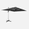 Parasol Déporté Rectangulaire 3x4m Couleur : Anthracite -Jardin Et Extérieur hdu3x4dkgy e2c05609112d072213edb1b0037aeb8e