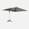 Parasol LED Déporté Rectangulaire 3x4m Couleur : Taupe -Jardin Et Extérieur hdu3x4ledbn 7f359e12f0f4fe61c9ca5cd3ac2b0a59