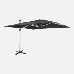 Parasol Déporté Carré 4x4m Couleur : Anthracite -Jardin Et Extérieur hdu4x4dkgy d986dbd539c7d8ca7104aa7ffef0ef87