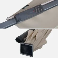 Parasol LED Déporté Rond 3m 16 Parasol LED Déporté Rond 3m -Jardin Et Extérieur hufibled300bg 6985517fb9027dbaae1000f52b31c7e3