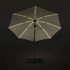 Parasol LED Déporté Rond 3m 13 Parasol LED Déporté Rond 3m -Jardin Et Extérieur hufibled300bg 9208a57779d0b91b29830efba86faab4