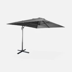 Parasol Déporté Rectangulaire 3x4m Couleur : Gris -Jardin Et Extérieur hukd3x4gy b511e72d919ac8d5ceac371d6f5367df