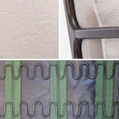 Fauteuil Scandinave Bouclette Et Bois D'hévéa Teinté Wengé -Jardin Et Extérieur iacscadwlboucl 460c5f3dbeca8d22be92afb52b11b8cd