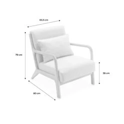 Banquette 2 Places + Fauteuil Bouclette En Bois D'hévéa Teinté Noyer Clair -Jardin Et Extérieur iacscalwl1n2bcl 28e477b1c82f1fc281b8a7e45a93ea8a