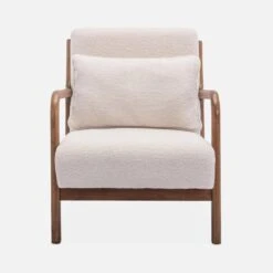 Banquette 2 Places + Fauteuil Bouclette En Bois D'hévéa Teinté Noyer Clair -Jardin Et Extérieur iacscalwl1n2bcl f1af49ccb27f6179754f859d53e4858a