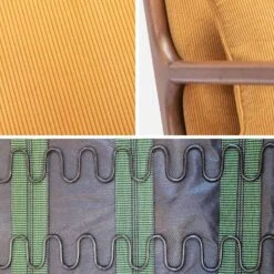 Fauteuil Scandinave Velours Côtelé Et Bois D'hévéa Noyer Clair -Jardin Et Extérieur iacscalwlcrocr 74b79aee2f7b4eb4cfb339aebaec381d