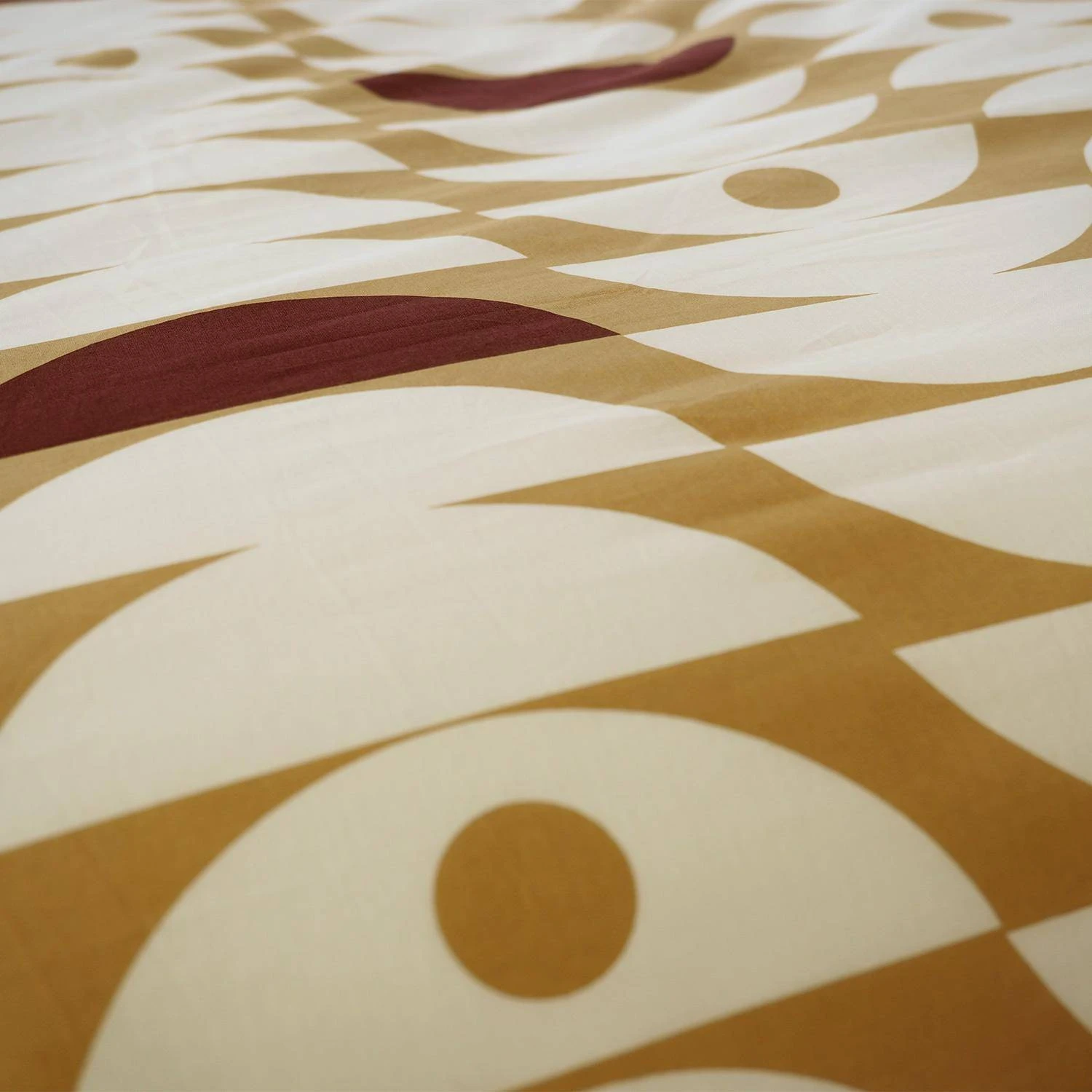 Parure De Lit Réversible 2 Places Imprimé Demi-lunes En Coton Adouci 6 Parure De Lit Réversible 2 Places Imprimé Demi-lunes En Coton Adouci – Image 4