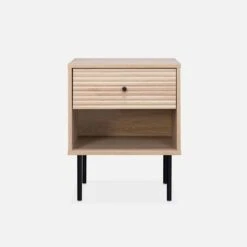 Table De Chevet Effet Bois Rainuré 12 Table De Chevet Effet Bois Rainuré -Jardin Et Extérieur ibragbedside a86bd2deb5a2cb2667a7d907dc548560