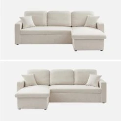 Canapé Convertible 3 Places Bouclettes Blanches -Jardin Et Extérieur iccsofaboucl a7c7337c20ba41b935b642a649b2a831