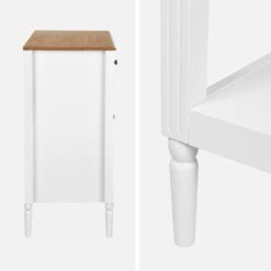 Buffet Placage Bois De Frêne 2 Tiroirs Et 2 Portes -Jardin Et Extérieur icelbuffet 441675bdc94803c401a5d9d0314a9f46