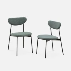 Chaise Scandinave Pieds Acier (lot De 2) Couleur : Vert -Jardin Et Extérieur ichairartx2gr 22d9c15bb471ae66dc61318bad66db80