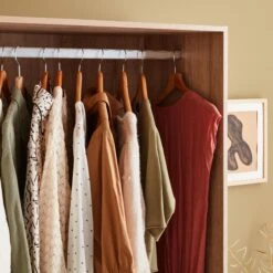 Module Dressing Avec 4 Tiroirs Et 1 Penderie Couleur : Naturel -Jardin Et Extérieur idres4dnat 5dee638a6b061edecec9d5e3067a25f1