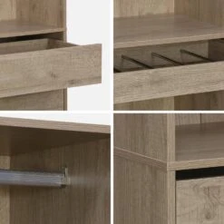 Kit Dressing Modulable Avec 4 éléments Couleur : Naturel -Jardin Et Extérieur idresfullkitnat a3135afa07a6b3e2929e2a86d97113f3