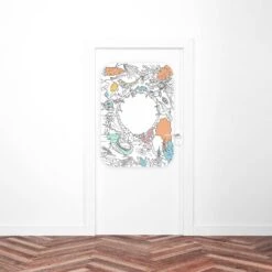 Coloriboard Avec 8 Feutres Lavables, Tableau à Colorier -Jardin Et Extérieur ikdscb95x65jun 49c22a12081744fa5d914e68fa04b2e1