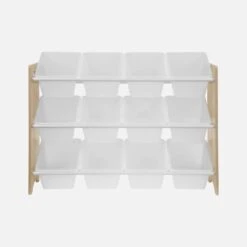 Meuble De Rangement Jouet Avec 12 Casiers Couleur : Naturel -Jardin Et Extérieur ikscandioul12 b726863295bebfe1c7735121a14d5028