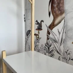 Meuble Rangement Enfant 2 étagères 1 Porte Manteaux -Jardin Et Extérieur ikscandisr e4c27caec5186145d4e971e916798267