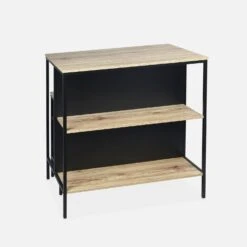 Table Haute Décor Bois Et Métal 2 étagères, 2 Tabourets 15 Table Haute Décor Bois Et Métal 2 étagères, 2 Tabourets -Jardin Et Extérieur ilfbds100r2bn 51542ab755636c1e026b60ddd82ba5b1