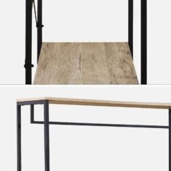 Meuble D'entrée Métal Et Décor Bois, 3 Niveaux, Barre De Penderie 13 Meuble D'entrée Métal Et Décor Bois, 3 Niveaux, Barre De Penderie -Jardin Et Extérieur ilfclrackbn 91a17c0fe2155b91c86f18e85e9d51a8