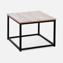 Table Gigogne Encastrable Métal Et Effet Bois (lot De 3) Couleur : Bois -Jardin Et Extérieur ilfctgigbn dd2c37006af1b25416ddfc34f40c426c