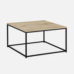 Table Basse Industrielle Effet Bois Et Métal -Jardin Et Extérieur ilfsqct70bn ad3a4ff52ccf20930fd1c0806f3abe9e