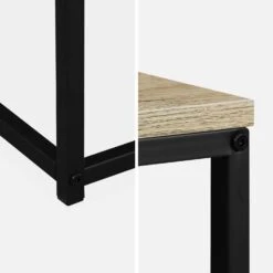 Table Basse Industrielle Effet Bois Et Métal -Jardin Et Extérieur ilfsqct70bn d95eec990d3000da50906d1733ce4f4b