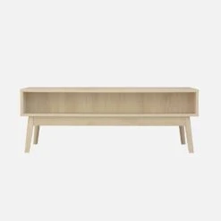 Table Basse Scandinave Décor Bois Rainuré 2 Niches, 1 Tiroir Couleur : Naturel -Jardin Et Extérieur ilincoftable 86ce939c06698af09add3f5ba1d69842