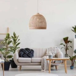Suspension En Rotin Naturel Ø53cm -Jardin Et Extérieur ilumcub53rot cc36d232c27105b3e2ae59fe781e4ec4