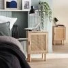 Lot De 2 Tables De Chevet En Cannage -Jardin Et Extérieur inatbedsidex2 5aa60c2a8e35c0a280c1bb7e9498da21