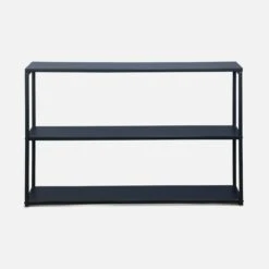 Etagère Bibliothèque Industrielle Basse Métal Noir 3 Niveaux 11 Etagère Bibliothèque Industrielle Basse Métal Noir 3 Niveaux -Jardin Et Extérieur indubkc120bk db4835807b5be8d507c7ad3198403c12