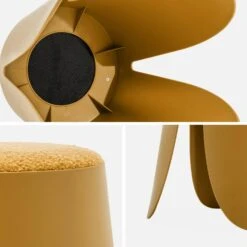 Set De 2 Tabourets Empilables, Bouclette Texturée Couleur : Moutarde -Jardin Et Extérieur inikstx2bclmtd ff6eec60487ef972825a331aa1acb5ad