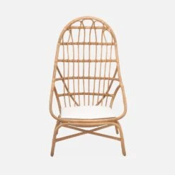 Fauteuil œuf En Rotin Avec Coussin -Jardin Et Extérieur ipadcobchrnat 2f43a9eac75ce9770dd818b76d127be6