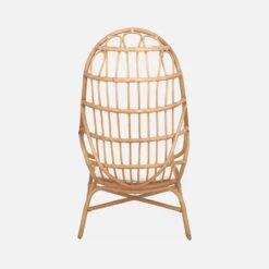 Fauteuil œuf En Rotin Avec Coussin -Jardin Et Extérieur ipadcobchrnat 4f62cebe0850a3dd4095724ed0cfa81d