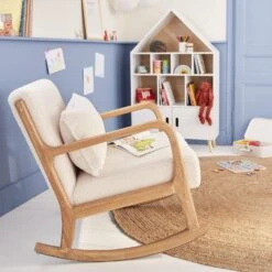 Rocking Chair Scandinave Bouclettes -Jardin Et Extérieur iracscaboucl 8a151c70ba04ee2709bae79edc64b8fd