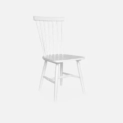 Chaise Bois D'hévéa (lot De 2) Couleur : Blanc -Jardin Et Extérieur iromchrx2wh 41954da2d895347f76b6cc866a76981f