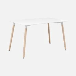 Table à Manger Scandinave Pieds Bois 4 Chaises -Jardin Et Extérieur iscadinsetwh d20439336a48eee0a5d2e248165ff8a5