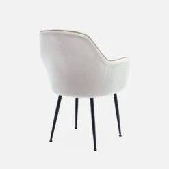 Fauteuil Velours Et Pieds Métal Couleur : Blanc Cassé 13 Fauteuil Velours Et Pieds Métal Couleur : Blanc Cassé -Jardin Et Extérieur isharmvvofwh 8955fc2391c33289a31c1992be7bab0d