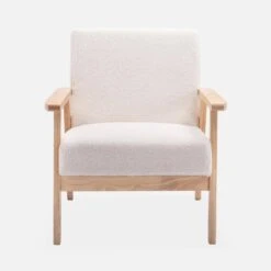 Fauteuil Et Banquette Tissu Bouclette Et Bois D'hévéa -Jardin Et Extérieur iskacls1n2boucl 9b64d5cab0ce4ecfa9b4a29d5d2a75e0