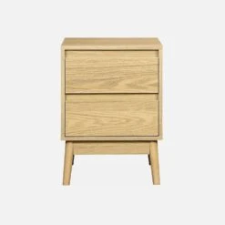 Table De Chevet Effet Bois Deux Tiroirs -Jardin Et Extérieur iwdbedside 9994aa57e6ba1618dccd450345023d4b