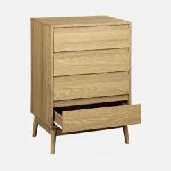 Commode Effet Bois 4 Tiroirs -Jardin Et Extérieur iwdchest4d 36f8b664446801426dd78436e1dc50e0
