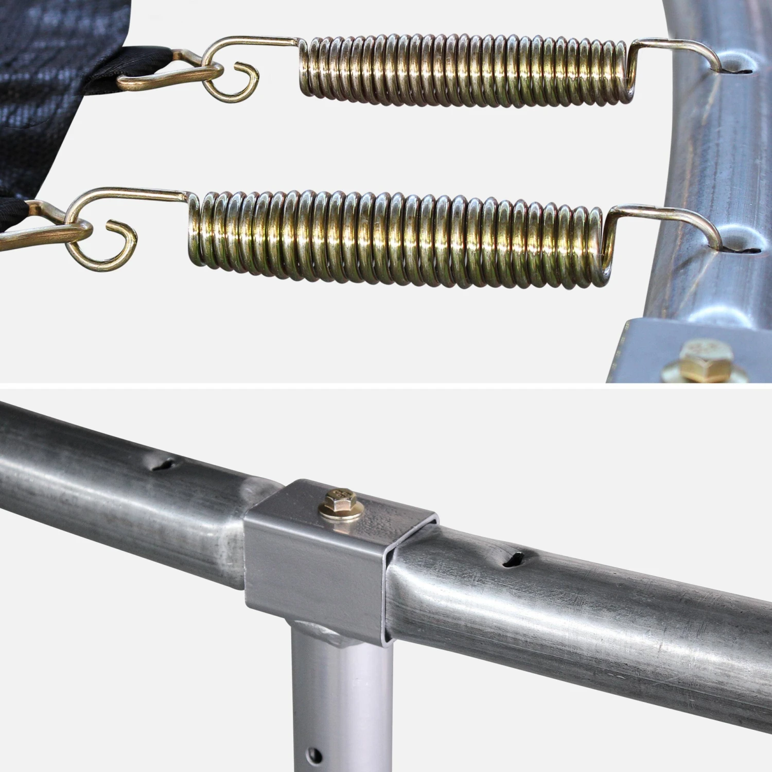 Trampoline 305cm Avec Pack D'accessoires Couleur : Gris 7 Trampoline 305cm Avec Pack D'accessoires Couleur : Gris – Image 5