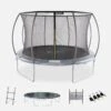 Trampoline 370cm Filet Intérieur Avec Pack D'accessoires