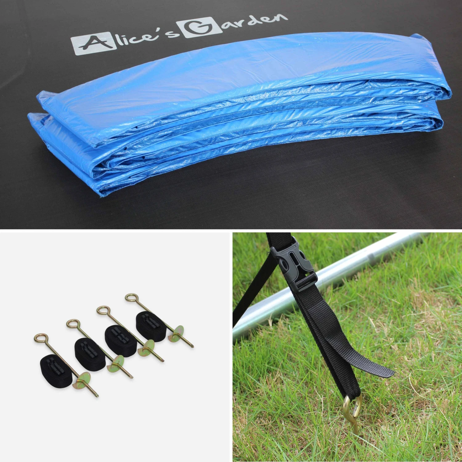 Trampoline 430cm Avec Pack D'accessoires Couleur : Bleu 9 Trampoline 430cm Avec Pack D'accessoires Couleur : Bleu – Image 7