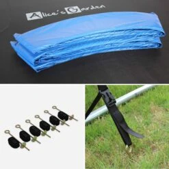 Trampoline 490cm Avec Pack D'accessoires -Jardin Et Extérieur kit490blue 8665483651d6334cebdacacf2831b84f