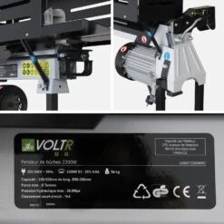 Fendeur De Bûches Horizontal électrique 52cm 2200W + Support -Jardin Et Extérieur lgs6t2200stand 7438157becd673ec00f17547d9b8b810